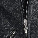 Track jackets are a type of outerwear that are often worn for casual, athletic, or leisure purposes. They are typically made of lightweight, breathable materials and have a relaxed, comfortable fit. Chrome Hearts is a high-end fashion brand known for its luxurious and edgy clothing and accessories. It is likely that the brand offers a range of track jackets in various styles and designs, made of high-quality materials and featuring the brand's signature aesthetic. Prices for Chrome Hearts track jackets may vary depending on the specific style and materials used, as well as other factors such as the location of the retailer. Is there anything else I can help you with