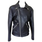 It is likely that the Leather Sterling Silver Hardware M Mint Jacket is a stylish and high-quality jacket made of leather and featuring sterling silver hardware. The "M" in the name may refer to the size of the jacket. I am unable to provide further information about the specific design or features of the jacket as I do not have access to updated information about the product. Is there anything else I can help you with