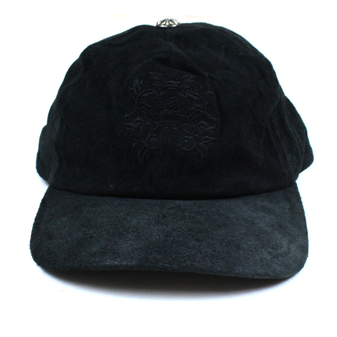 Chrome Hearts 5 Panel Suede Baseball Cap – Black – Chrome Hearts CO