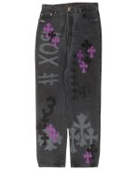 Chrome Hearts Online Exclusive Levi's Cross Patch Stencil Jeans