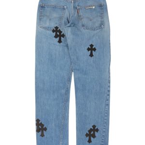 Chrome Hearts Levi's Cross Patch Jeans
