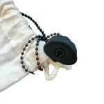 Chrome Hearts Silicone Padlock Necklace Black
