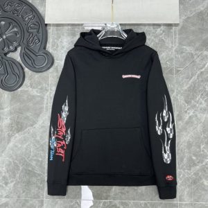 Graffiti Racing Flag Fire Arm Flower Arm Hoodie
