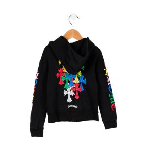 Kids' Multicolor Cemetery Cross Hoodie
