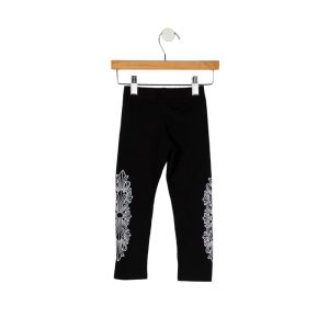 Chrome Hearts Kids Scroll Logo Tights-Back